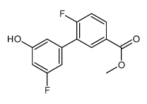 methyl 4-fluoro-3-(3-fluoro-5-hydroxyphenyl)benzoate结构式