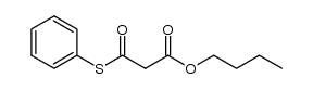 butyl 3-oxo-3-(phenylthio)propanoate Structure