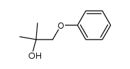 2-methyl-1-phenoxy-2-propanol Structure