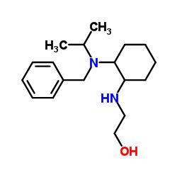 2-({2-[Benzyl(isopropyl)amino]cyclohexyl}amino)ethanol Structure