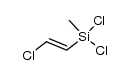 β-chlorovinyl(methyl)dichlorosilane结构式