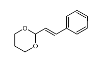 (E)-1-(1',3'-dioxan-2'-yl)-2-phenylethene Structure