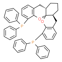 (-)-113-Bis(diphenyl)phosphino-(5aS8aS14aS)-5a6788a9-hexahydro-5H-[1]benzopyrano [32-d]xanthene structure