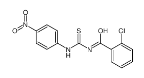 2-Chloro-N-[(4-nitrophenyl)carbamothioyl]benzamide structure