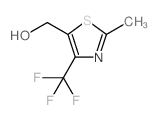 5-羟基甲基-2-甲基-4-三氟甲基-1,3-噻唑结构式