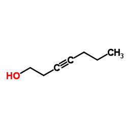 3-Heptyn-1-ol Structure