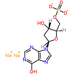 Disodium 2'-deoxy-5'-O-phosphonatoinosine Structure