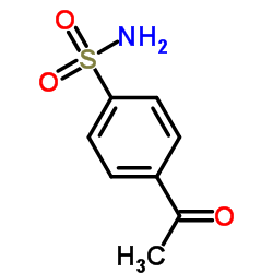 4-乙酰基苯磺酰胺结构式