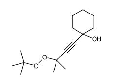 1-(3-tert-butylperoxy-3-methylbut-1-ynyl)cyclohexan-1-ol Structure