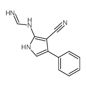 Methanimidamide,N-(3-cyano-4-phenyl-1H-pyrrol-2-yl)-结构式