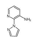 2-(1H-吡唑-1-基)吡啶-3-胺结构式