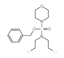 Phosphonamidic acid, N,N-bis(2-chloroethyl)-P-morpholino-, benzyl ester picture