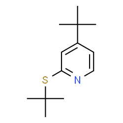 4-tert-Butyl-2-(tert-butylthio)pyridine Structure