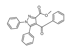 methyl 4-benzoyl-1,5-diphenylpyrazole-3-carboxylate Structure