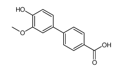 4-(4-hydroxy-3-methoxyphenyl)benzoic acid Structure