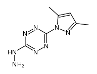 2-(3,5-dimethylpyrazol-1-yl)-6-hydrazino-1,2,4,5-tetrazine Structure