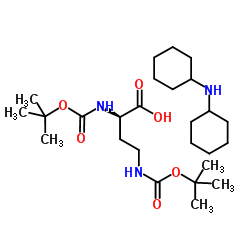 Boc-L-Dab(Boc)-OH * DCHA structure