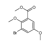 methyl 3-bromo-2,5-dimethoxybenzoate结构式