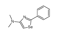 N,N-dimethyl-2-phenyl-1,3-selenazol-4-amine Structure