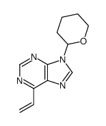 6-ethenyl-9-(tetrahydro-2H-pyran-2-yl)-9H-purine Structure