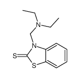 3-(diethylaminomethyl)-1,3-benzothiazole-2-thione Structure