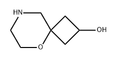 5-Oxa-8-azaspiro[3.5]nonan-2-ol Structure