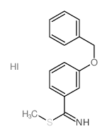 Benzenecarboximidothioicacid, 3-(phenylmethoxy)-, methyl ester, hydriodide (1:1) picture
