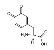 (S)-α-Amino-3,4-dioxo-1,5-cyclohexadiene-1-propanoic acid Structure