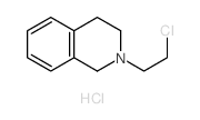 Isoquinoline,2-(2-chloroethyl)-1,2,3,4-tetrahydro-, hydrochloride (1:1)结构式