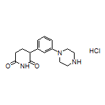 3-[3-(Piperazin-1-yl)phenyl]piperidine-2,6-dione Hydrochloride Structure