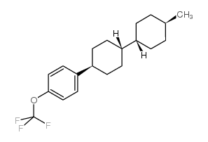 4-[反式-4-(反式-4-甲基环己基)环己基]-1-三氟甲氧基苯结构式