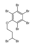 1,2,3,4,5-pentabromo-6-(3,3-dibromopropoxy)benzene结构式