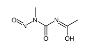 NMETHYLNNITROSONACETYLUREA Structure