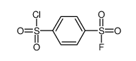 4-fluorosulphonylbenzenesulphonyl chloride Structure