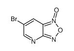 [1,2,5]OXADIAZOLO[3,4-B]PYRIDINE, 6-BROMO, 1-OXIDE structure