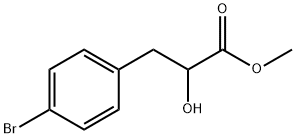 3-(4-溴苯基)-2-羟基丙酸甲酯结构式