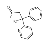 [2-hydroxy-2-phenyl-2-(2-pyridyl)ethyl]methylsulfoxide Structure