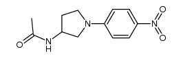 N-[1-(4-nitrophenyl)pyrrolidin-3-yl]-acetamide结构式