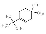 3-Cyclohexen-1-ol,4-(1,1-dimethylethyl)-1-methyl-结构式