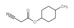 Acetic acid, 2-cyano-,4-methylcyclohexyl ester Structure