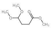 Butanoic acid,4,4-dimethoxy-,methyl ester Structure