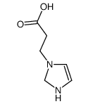 3-(2,3-Dihydro-1H-imidazol-1-yl)propanoic acid Structure