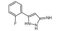 3-Amino-5-(2-fluorophenyl)-1H-pyrazole Structure