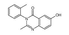 6-Hydroxy-2-methyl-3-(2-methylphenyl)quinazolin-4(3H)-one Structure