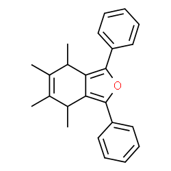 4,7-Dihydro-4,5,6,7-tetramethyl-1,3-diphenylisobenzofuran结构式