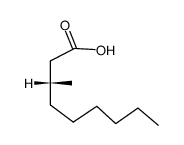 (+)-3(R)-methylnonanoic acid结构式