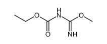 methoxycarboximidoyl-carbamic acid ethyl ester结构式