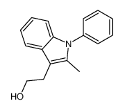 2-(2-methyl-1-phenylindol-3-yl)ethanol结构式