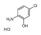 2-Amino-5-chlorophenol hydrochloride (1:1)结构式