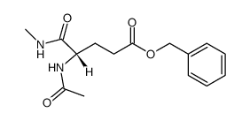 Nα-Acetyl-γ-benzylglutaminsaeure N-methylamid Structure